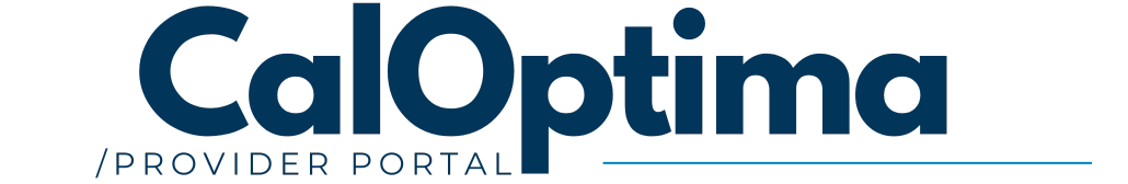 CalOptima Provider Portal